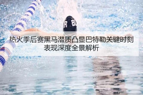 热火季后赛黑马潜质凸显巴特勒关键时刻表现深度全景解析
